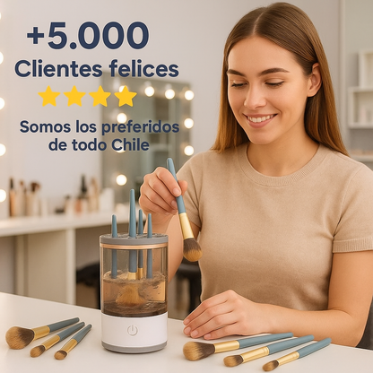 LIMPIA BROCHAS MAQUILLAJE AUTO™