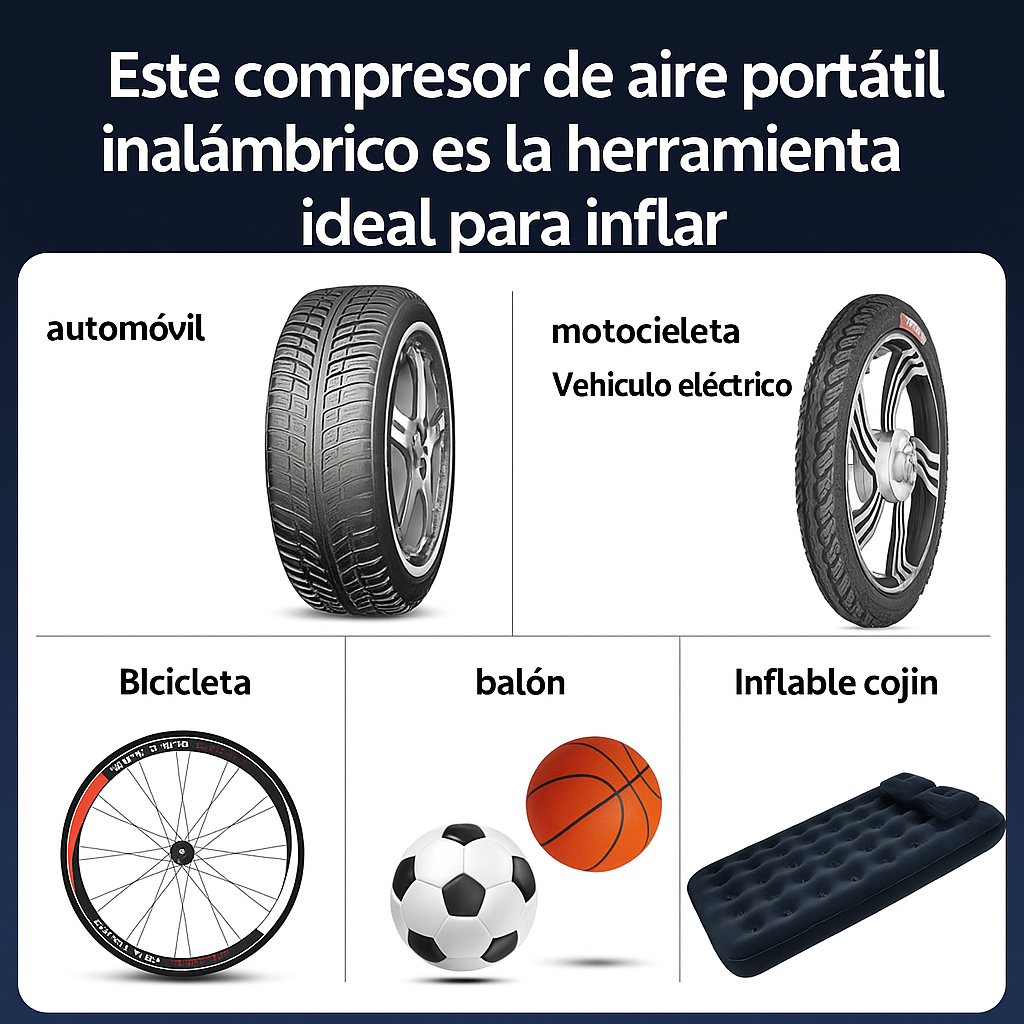 Compresor Portátil Ultra™ - Inflador de neumáticos