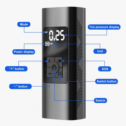 Compresor Portátil Ultra™ - Inflador de neumáticos